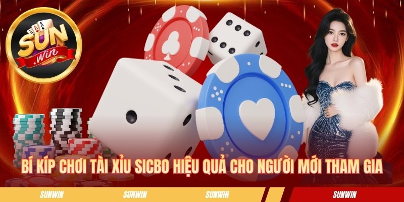 Bí kíp chơi tài xỉu Sicbo hiệu quả cho người mới tham gia